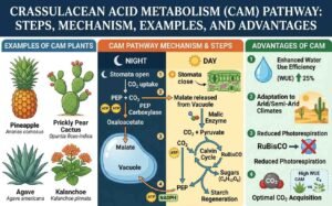 Diagram of Crassulacean Acid Metabolism (CAM) Pathway
