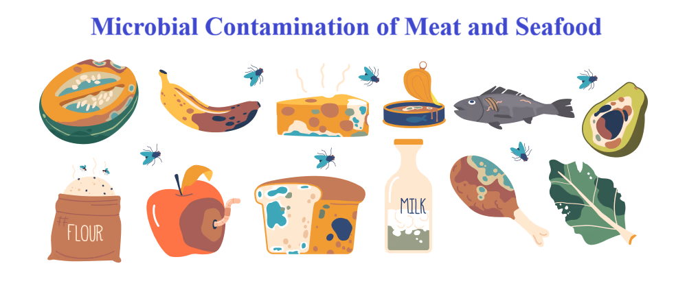 Microbial Contamination of Meat and Seafood