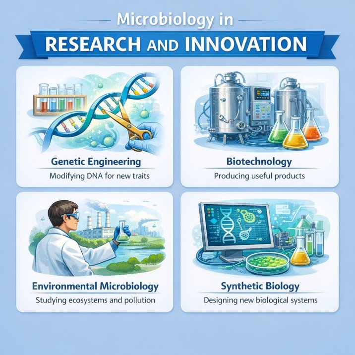 Microbiology in Research and Innovation