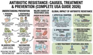 Antibiotic Resistance Causes, Treatment & Prevention (Complete USA Guide 2026)