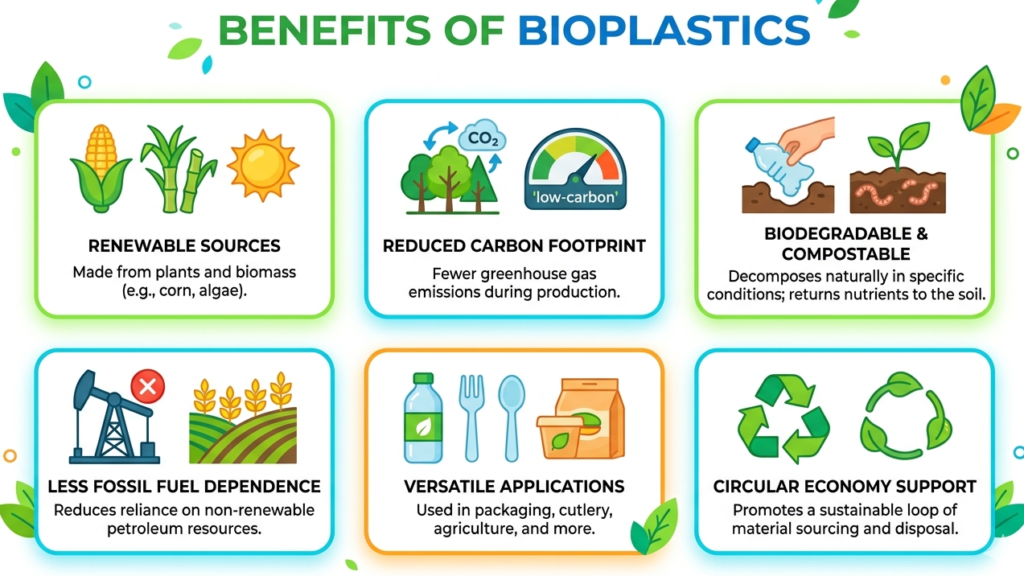 Benifits of Bioplastics