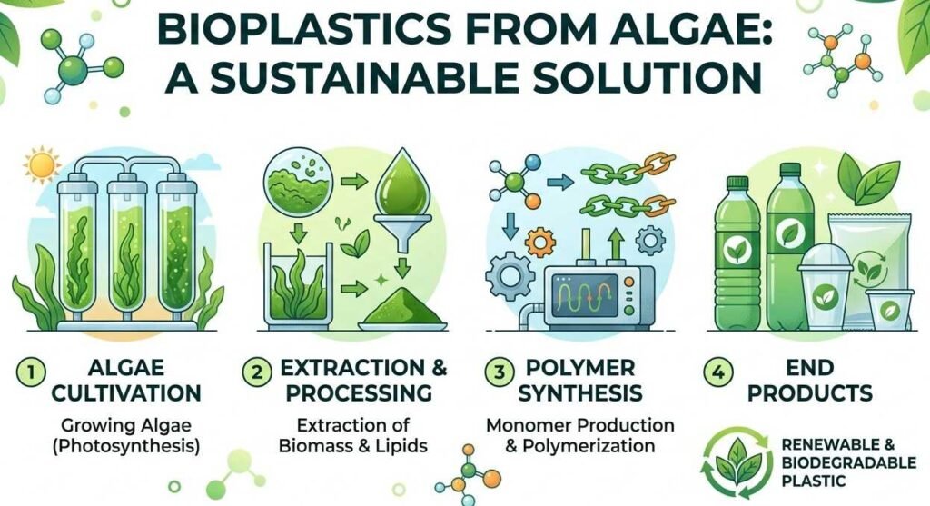 Production of Bioplastics from Algae